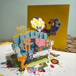 3D - Happy Birthday Dieren