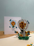 3D - Zonnebloem Lamp