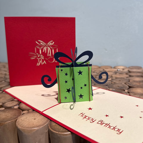 Pop Up Cadeau Groen