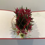 3D - Rode Bloemen.