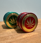 Groen/rood grinder metaal