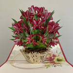 3D - Rode Bloemen.