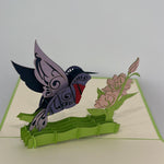 3D - Gekleurde Vogel Kolibri-