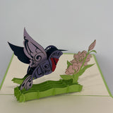 3D - Gekleurde Vogel Kolibri-