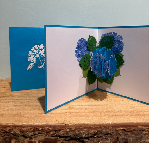 3D - Blue Flower