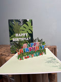 Pop up happy birthday planten