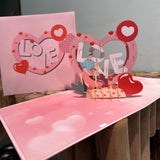 Pop up love hartje - liefde
