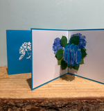 3D - Blue Flower
