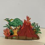 3D - Dinosaurus Happy Birthday.