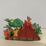 3D - Dinosaurus Happy Birthday.
