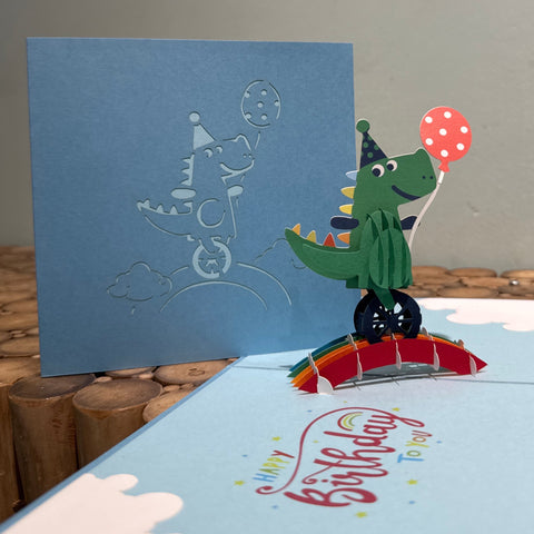 Pop up happy birthday to you - dinosaurus
