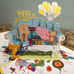 3D - Happy Birthday Dieren