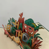 3D - Dinosaurus Happy Birthday.