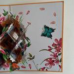 3D - Boeket met Vlinders.