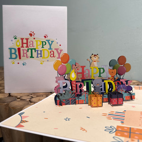 Pop up happy birthday
