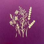 3D wenskaart Bloemen bloei gekleurde.