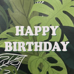 3D - Plants Happy Birthday-