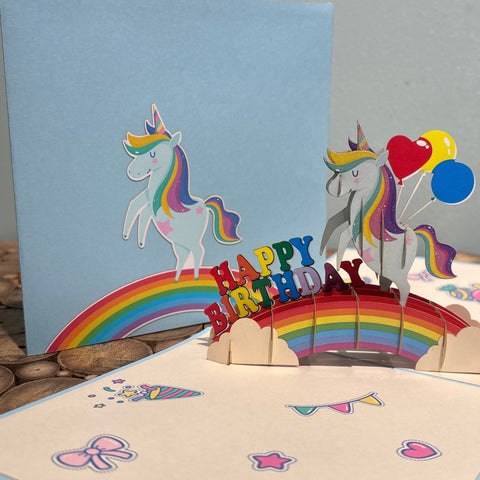 3D - Happy b’day unicorn