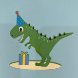 3D - Dinosaurus Happy Birthday 1-
