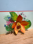 3D - Orange Flower