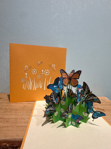 3D - Vlinders & Bloemen