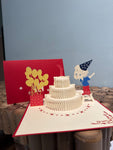 Pop up taart jongen