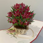 3D - Rode Bloemen.