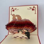 3D - Liefdeskoppel en Hart-