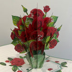 3D - Boeket met Rode rozen.