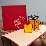 Pop up cadeau oranje