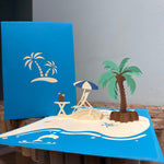 Pop up strand - palmboom
