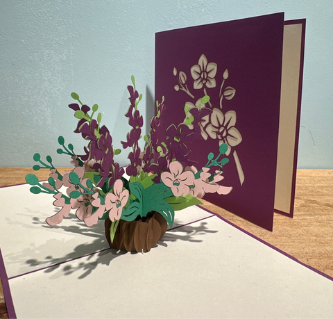 3D - Purple Flower