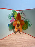 3D - Orange Flower
