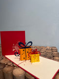 Pop up cadeau oranje