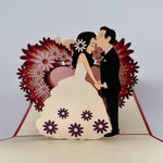 3D - Liefdeskoppel en Hart-