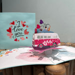 Pop up i love you kaart