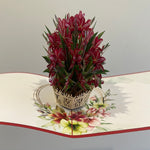 3D - Rode Bloemen.