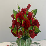 3D - Boeket met Rode rozen.