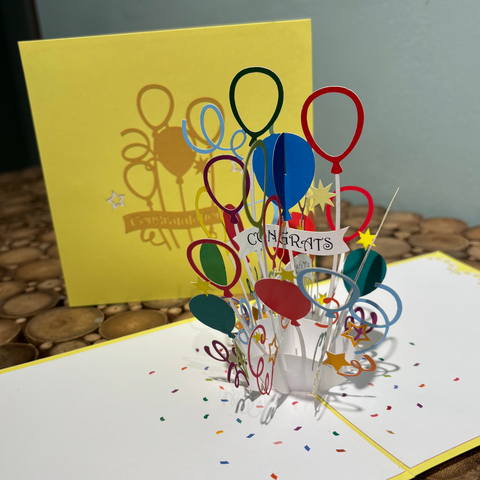 3D - congratulations ballon