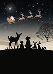 Kerst - Bugart - Santa Gazing