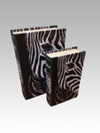 Decoratie opbergboek Zebra 2 maten