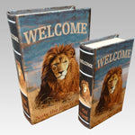 Decoratie opbergboek Leeuw 2 maten