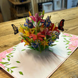 3D Kaart-Bunch of lilies